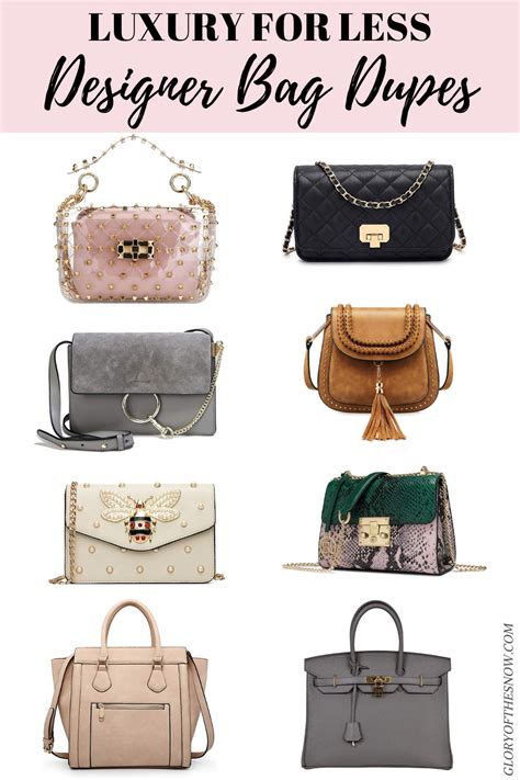 best dupes for designer bags|designer knockoff bags for less.